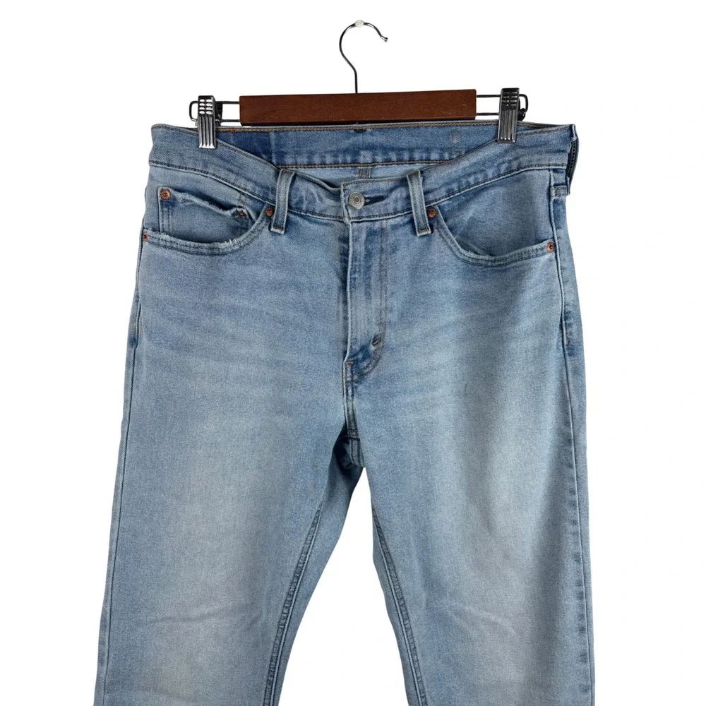 Levi's 541 Athletic Taper Jeans‎ Mens 32x32 Light Wash Blue Stretch Denim